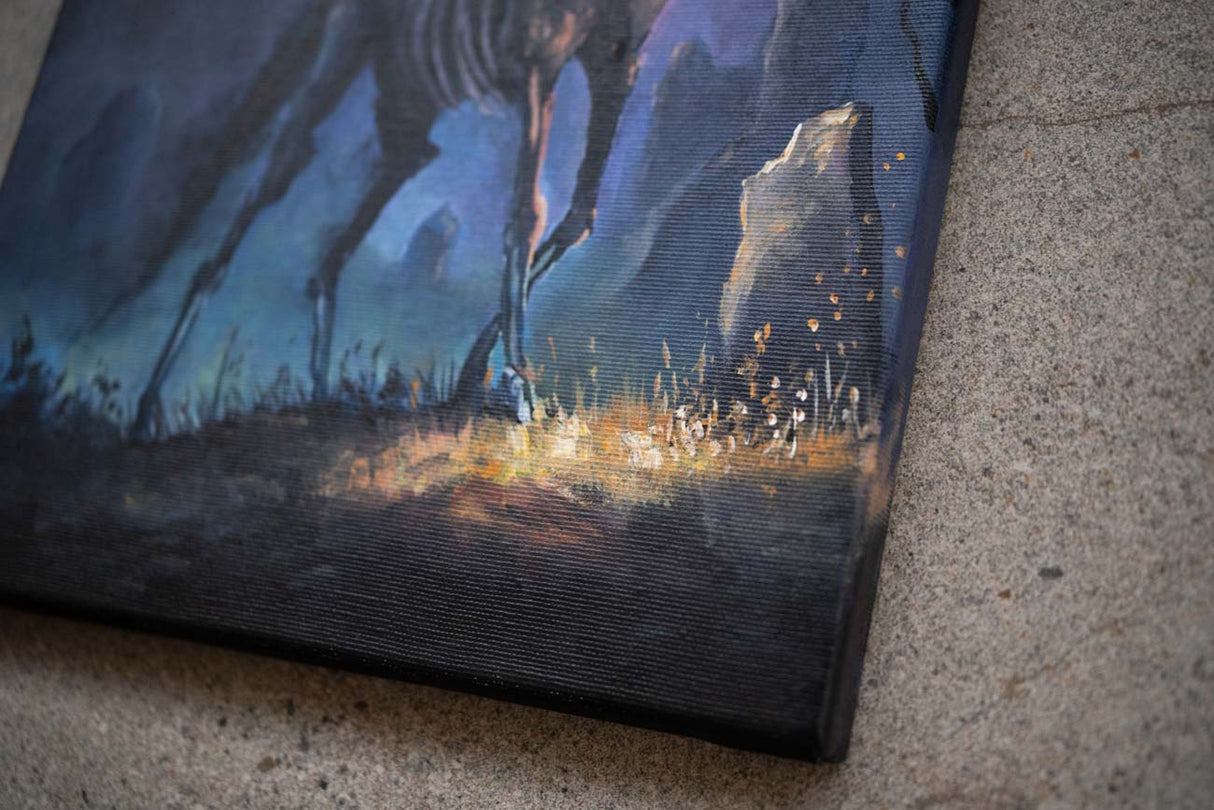 "The Mistwalker" – Original Acrylic Painting