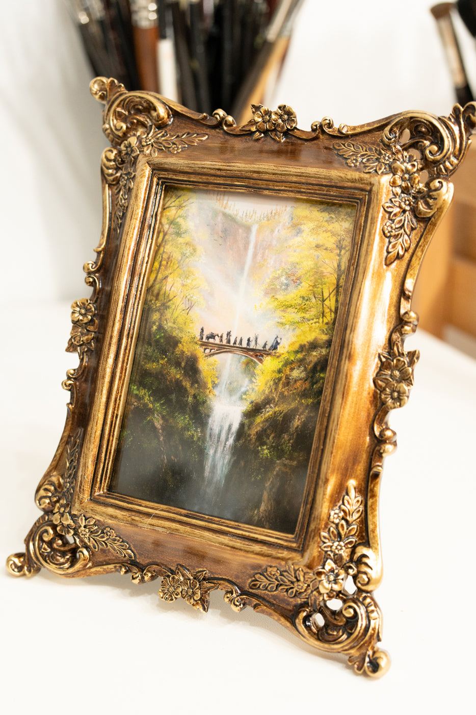 "The Bridge" - Vintage Framed Print (Limited)