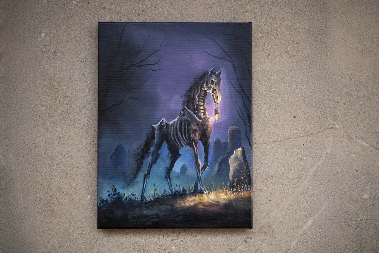 "The Mistwalker" – Original Acrylic Painting