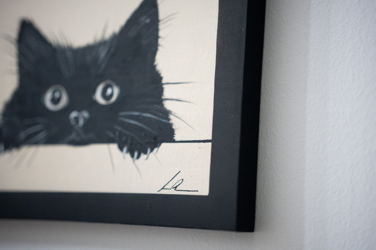 Curiosity - Framed Acrylicpainting