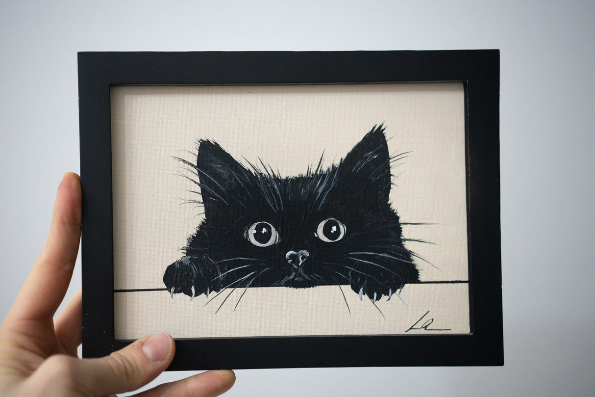 Curiosity - Framed Acrylicpainting