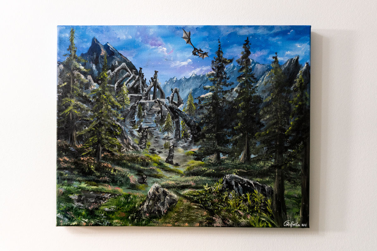 "Bleakfalls Barrow" – Original Oil Painting (2016)
