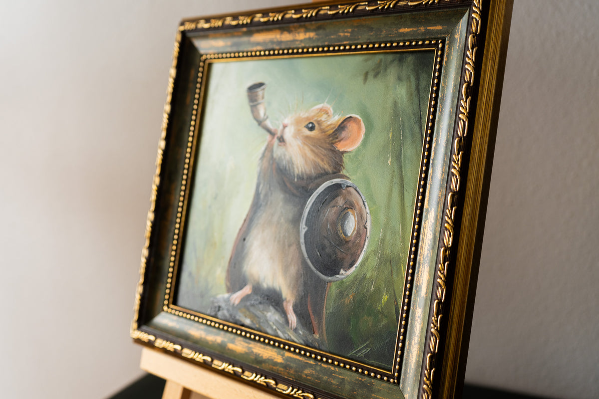 Boromouse - Original Oilpainting (Framed) - 20x20cm
