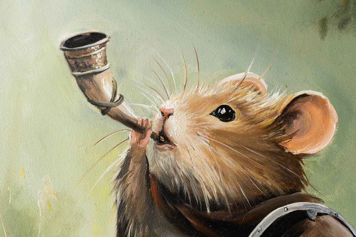 Boromouse - Original Oilpainting (Framed) - 20x20cm