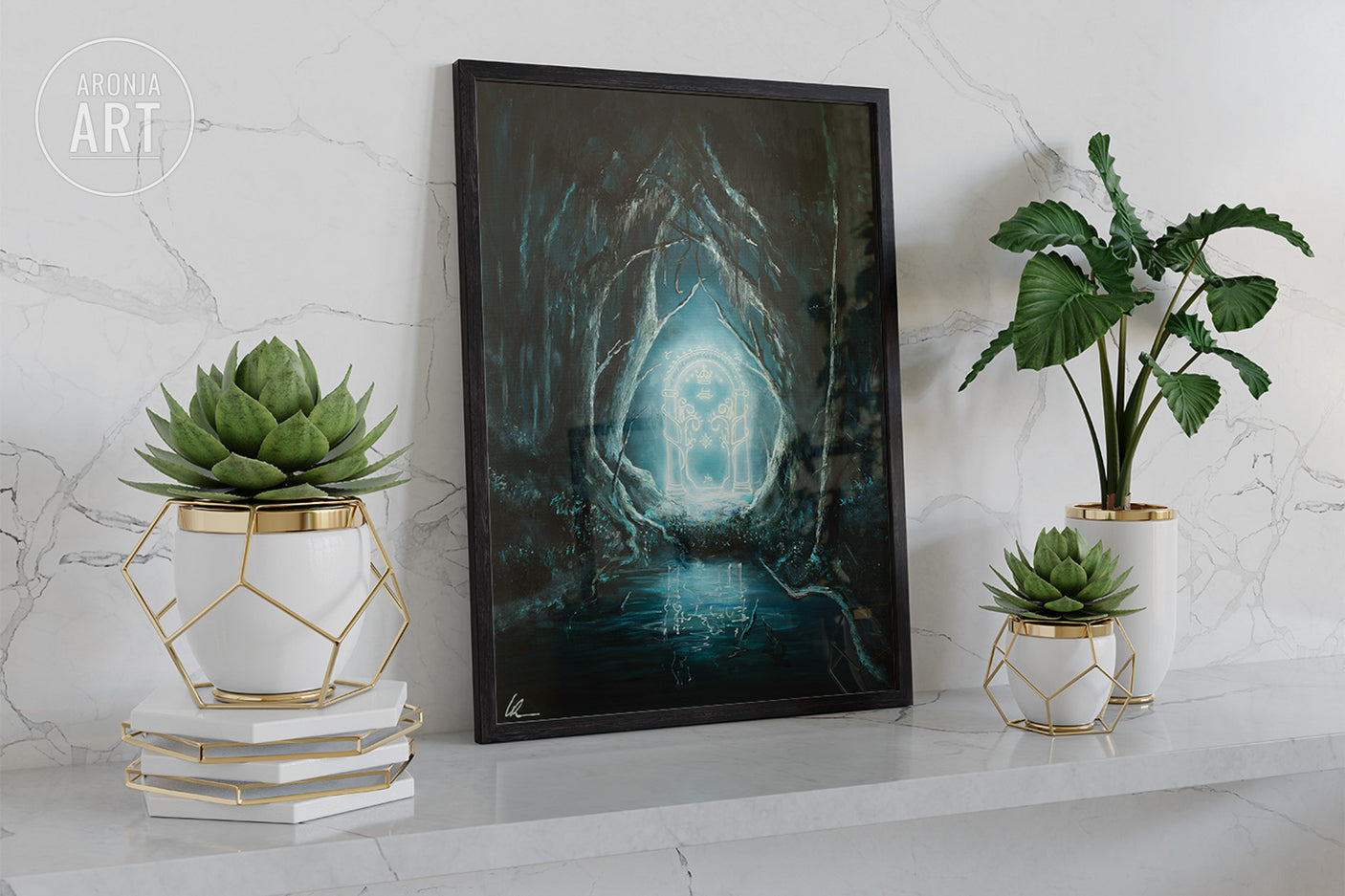 The Glowing Door - (Print)