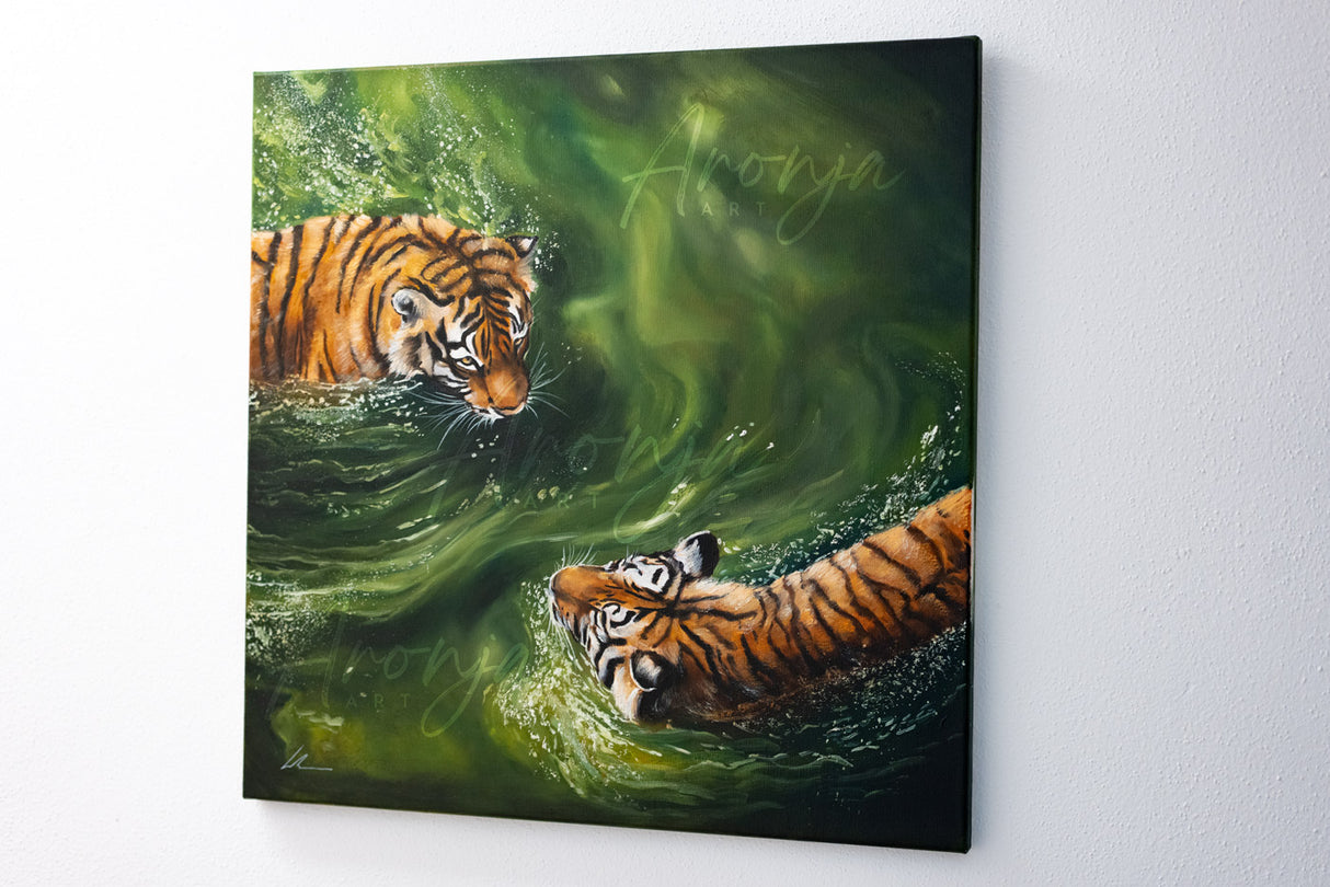 "Emerald Grace" – Original Ölgemälde