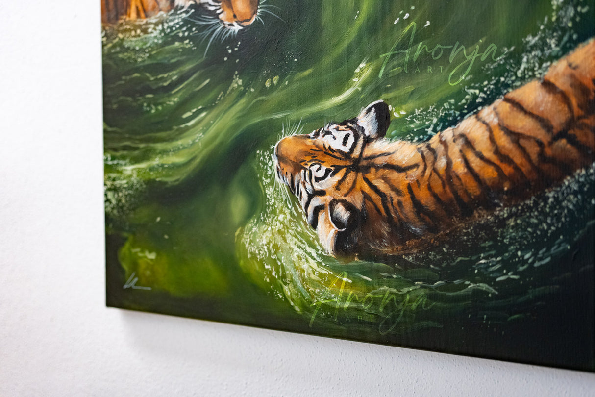 "Emerald Grace" – Original Ölgemälde