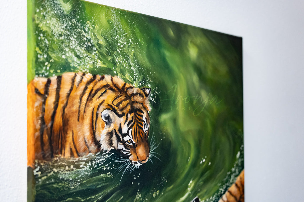 "Emerald Grace" – Original Ölgemälde