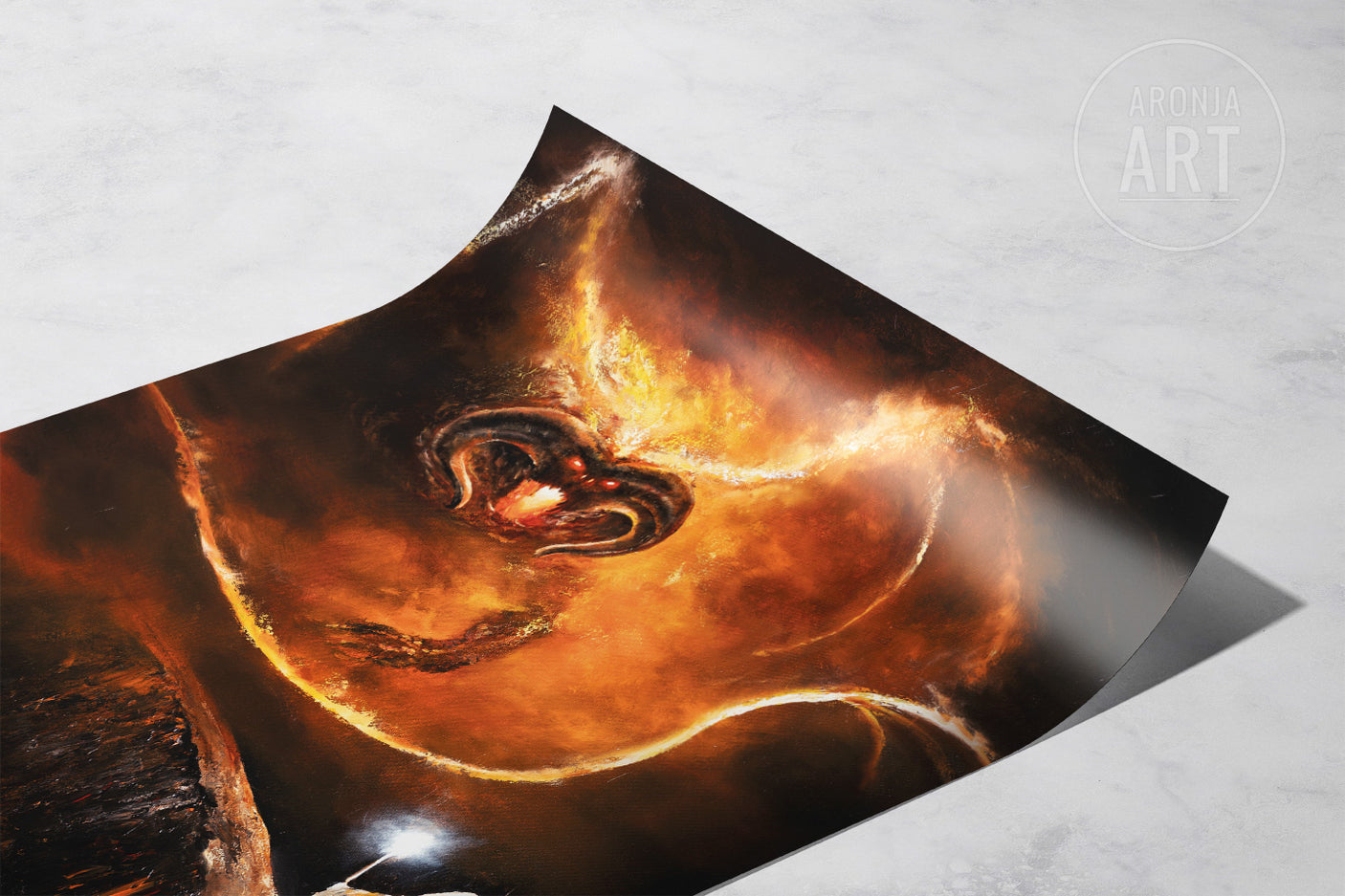 Flames and Shadow - (Print)