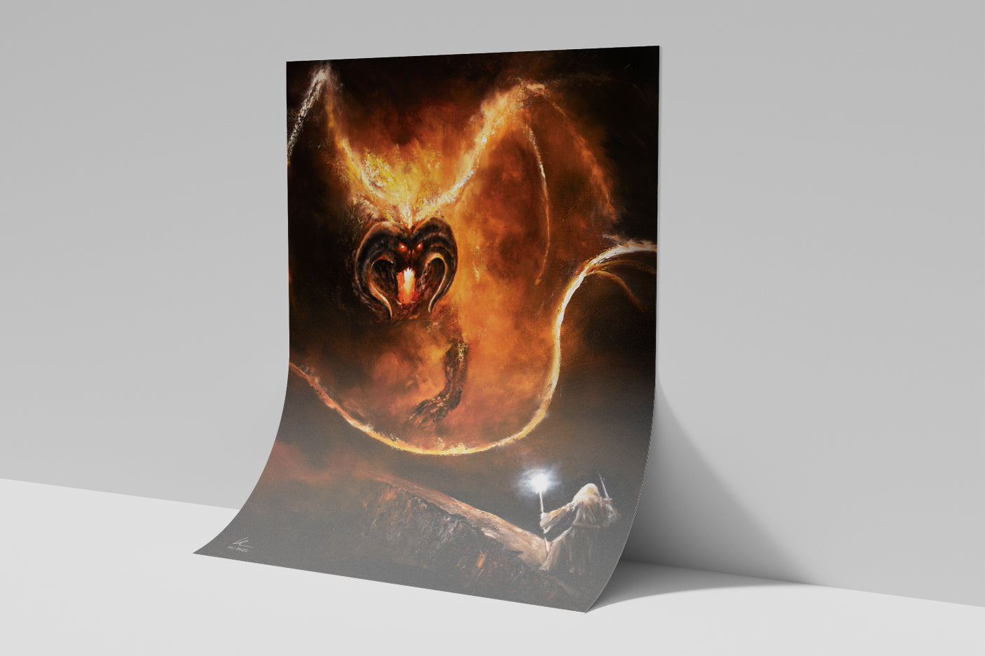 Flames and Shadow - (Print)