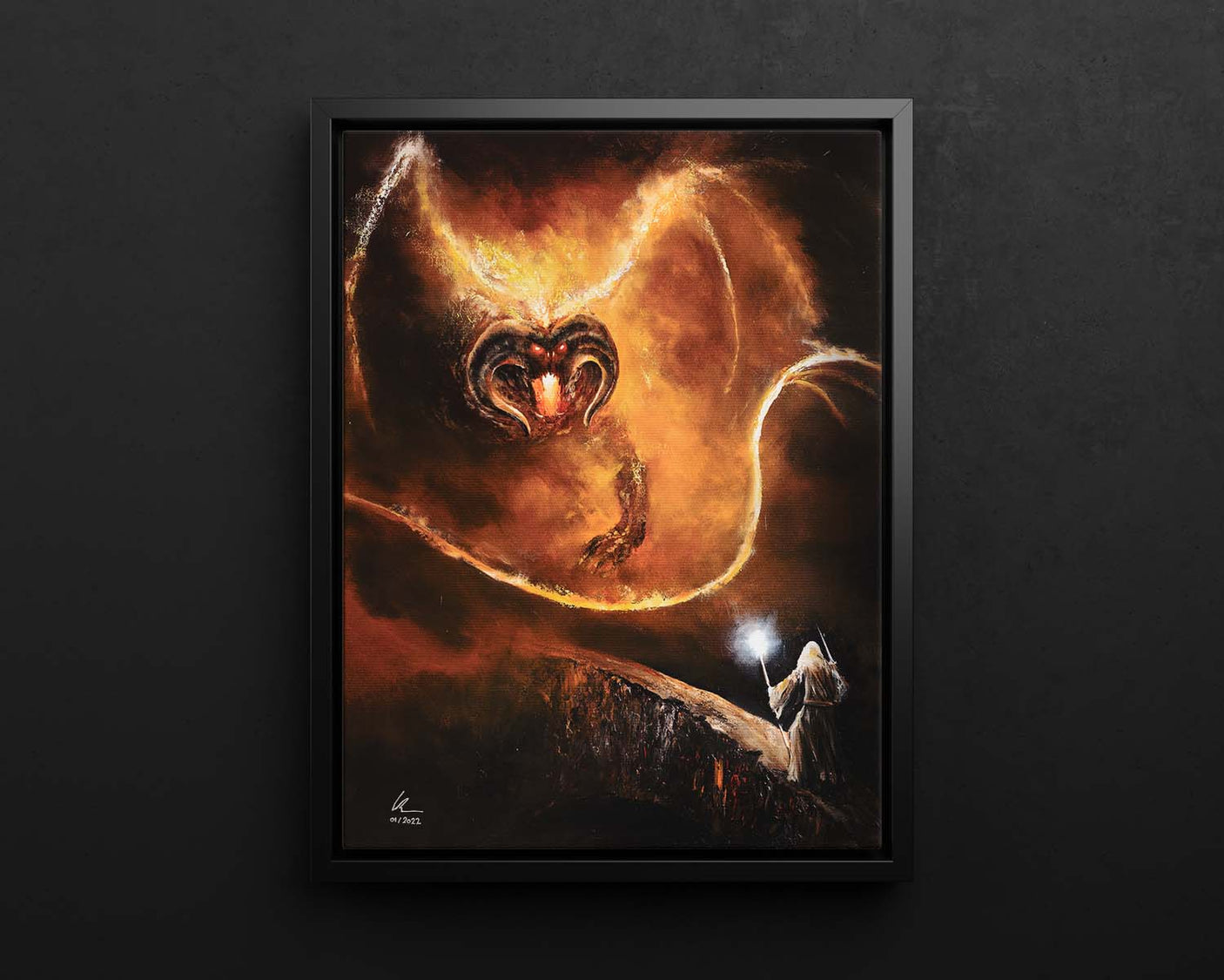 Flames and Shadow - (Print)