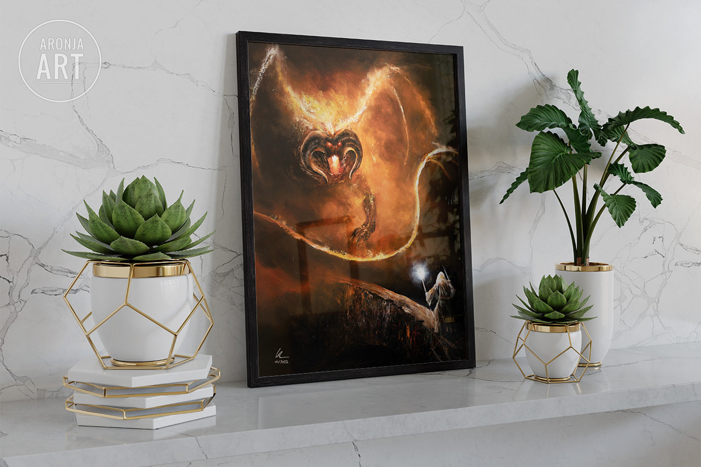 Flames and Shadow - (Print)