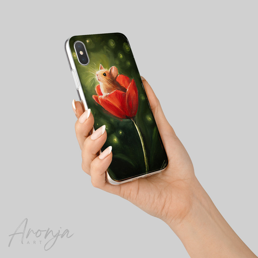 Mouse in a Flower Phone Case