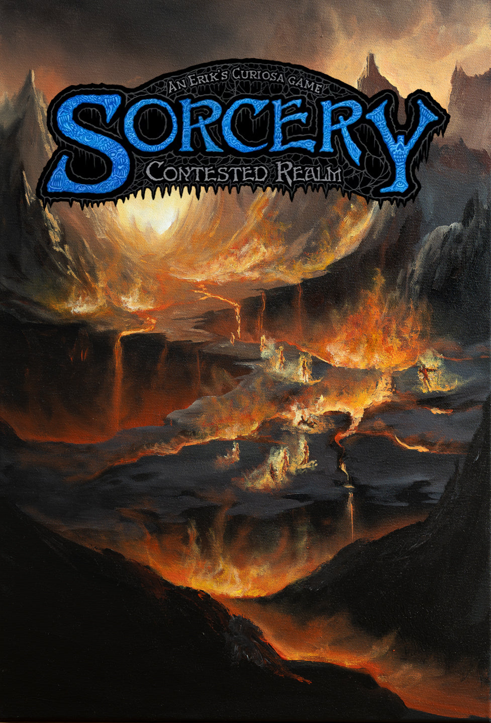 SORCERY Gothic Original Painting "Hellfire" - 60x40cm / Acrylics