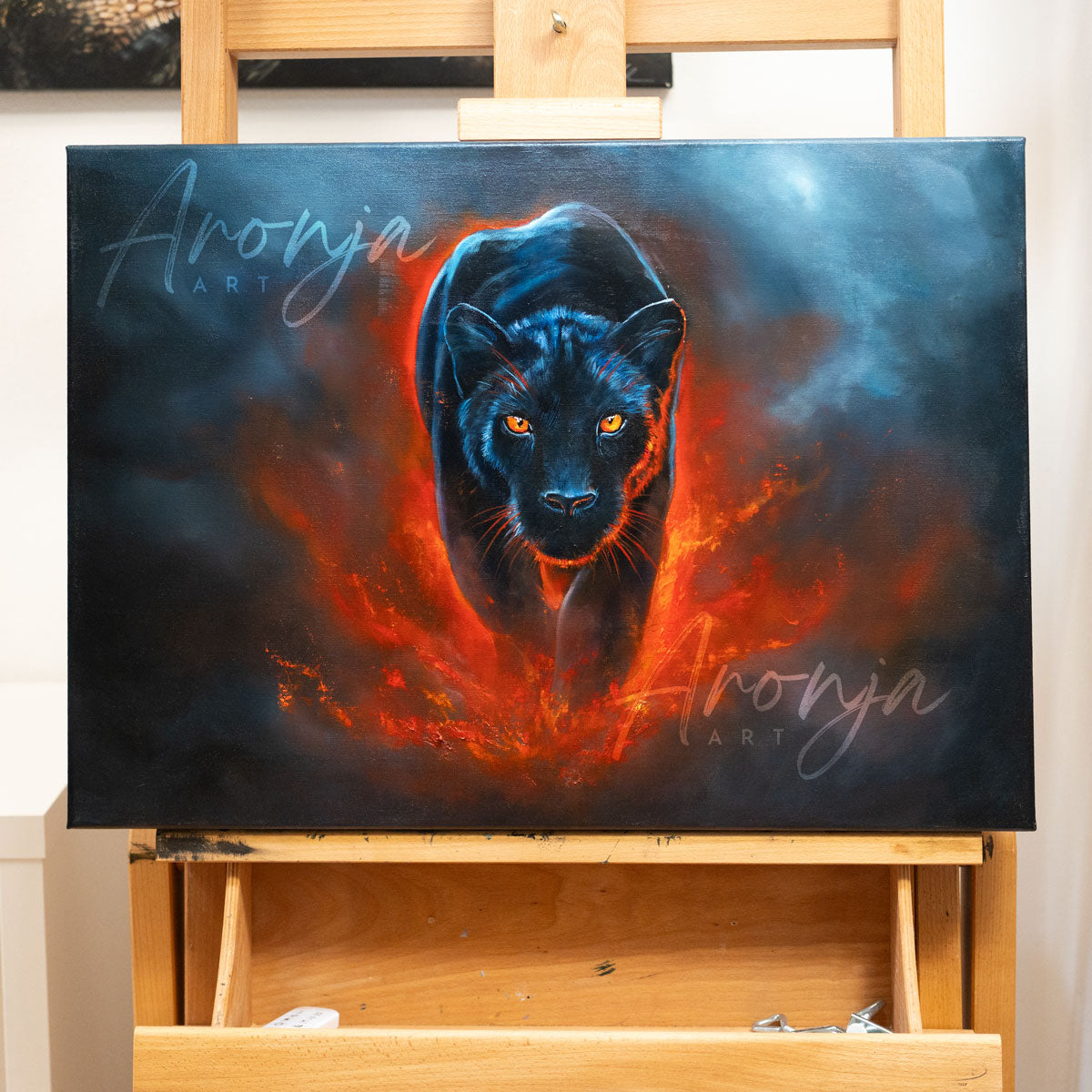 "Shadowfire" – Original Oil Painting