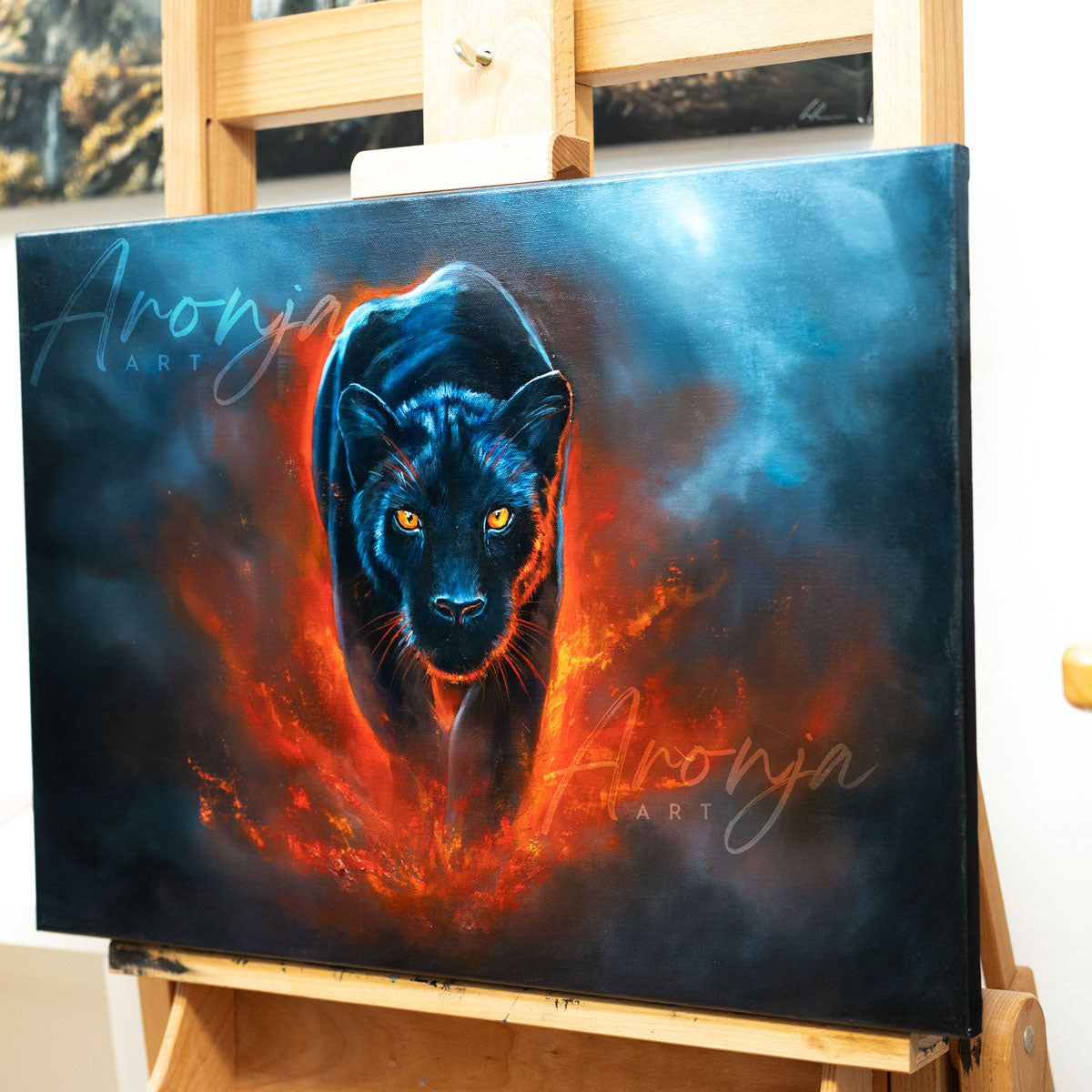 "Shadowfire" – Original Oil Painting