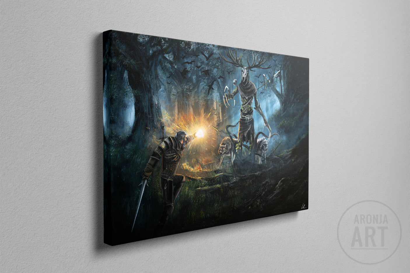 Geralt & the Leshen (Print)