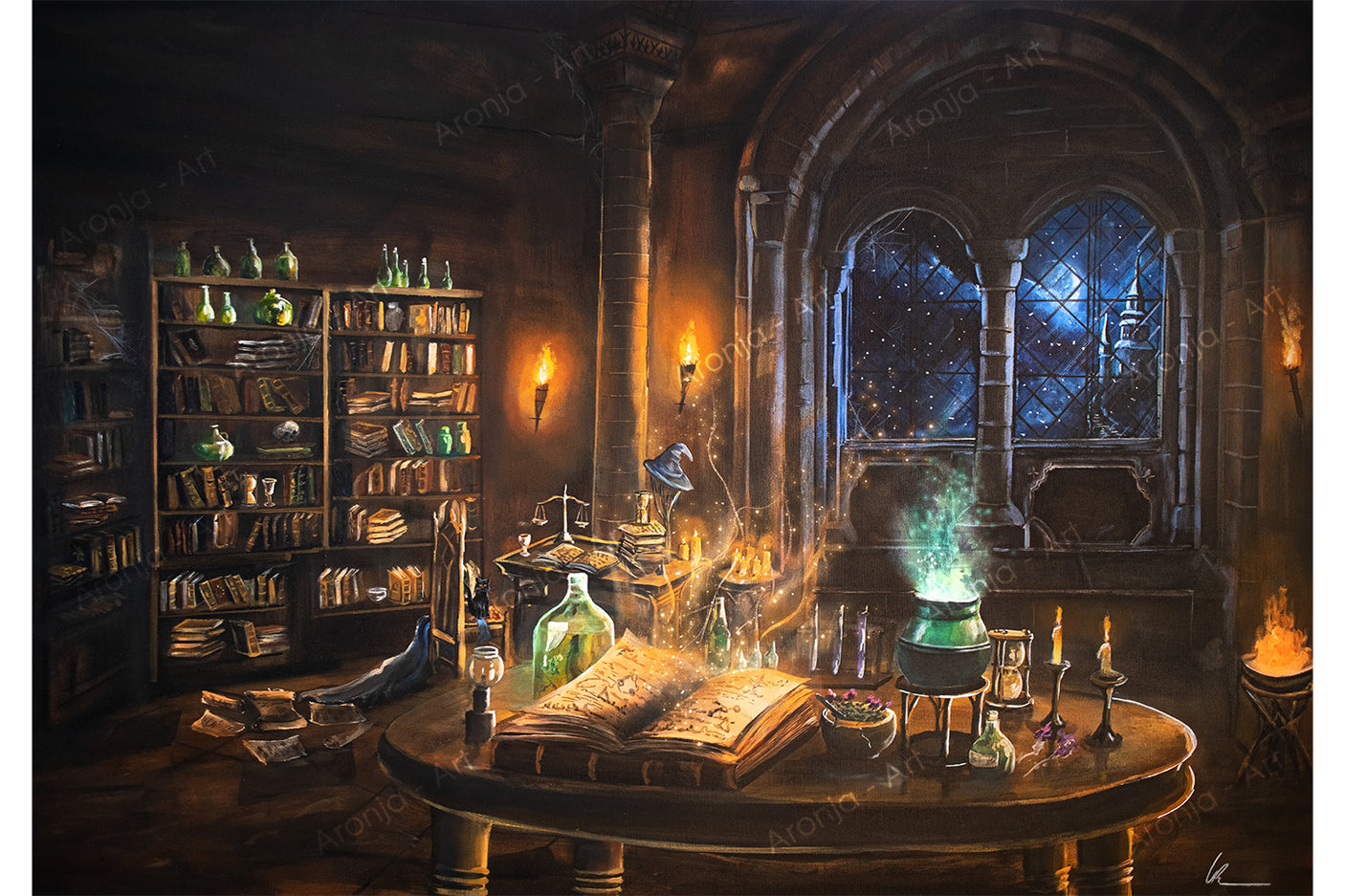 Enchanted Library (Print)