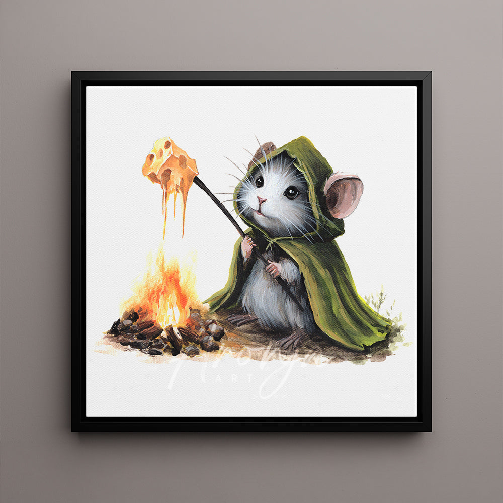 Mousewise with Cheese - (Square Print)
