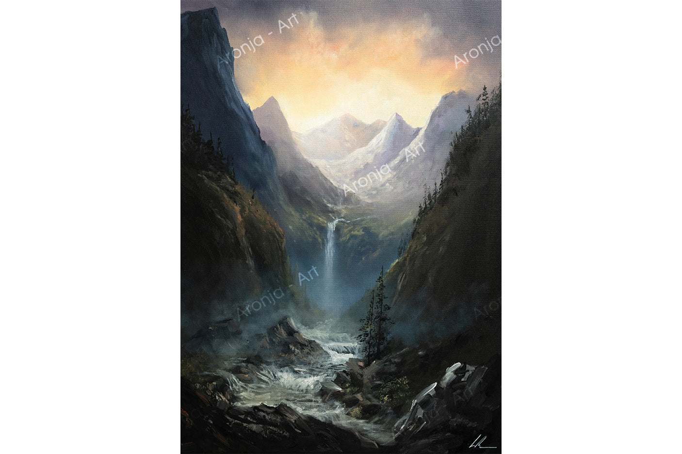 Mountain River (Print)
