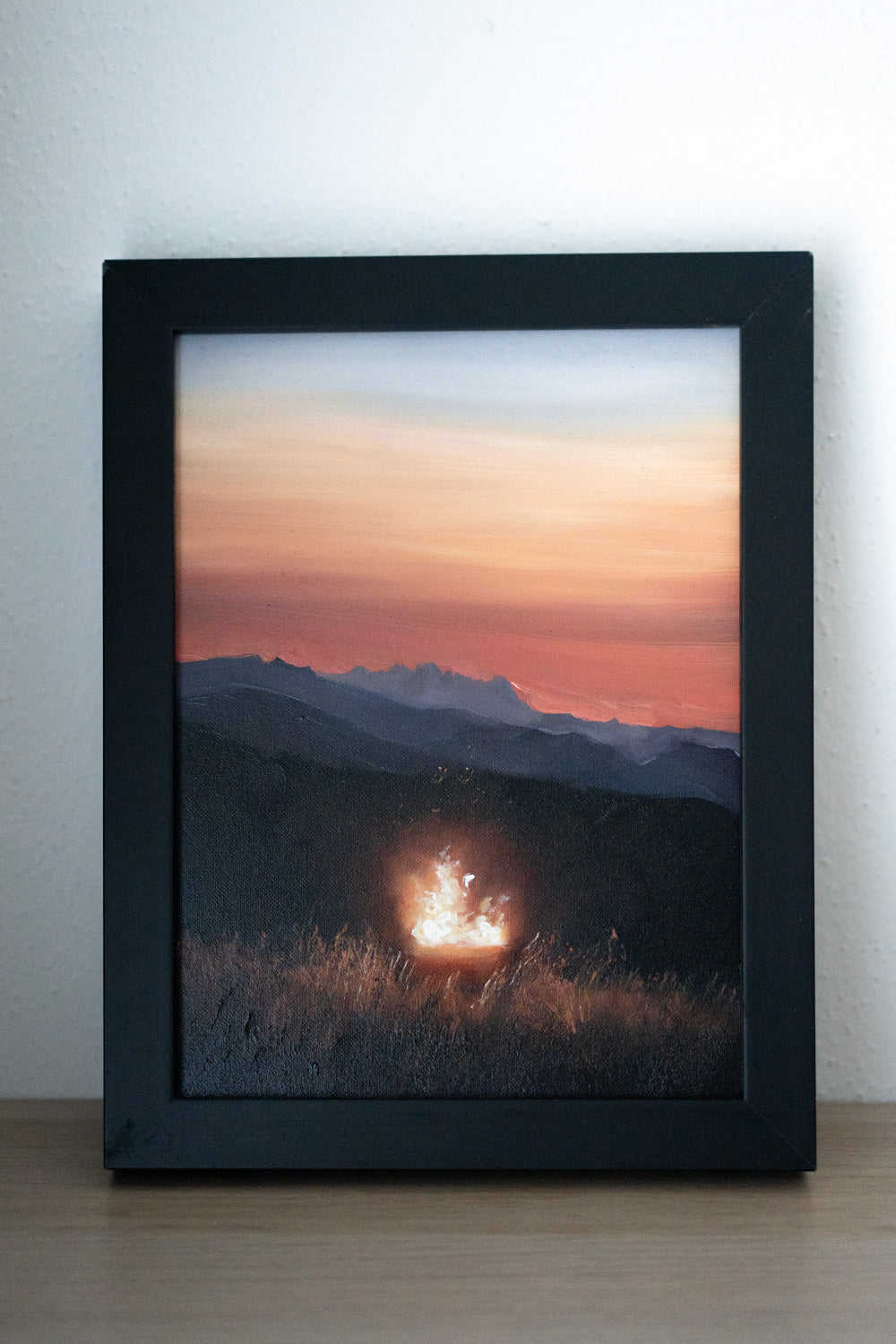 Mittsommer / gerahmtes Ölgemälde / 18x24cm