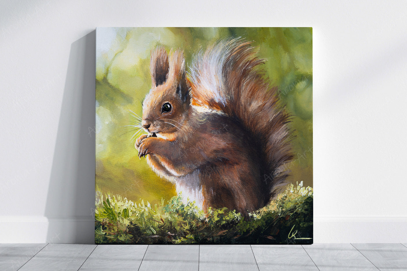 Squirrel (Print) - 30x30cm / 12x12"