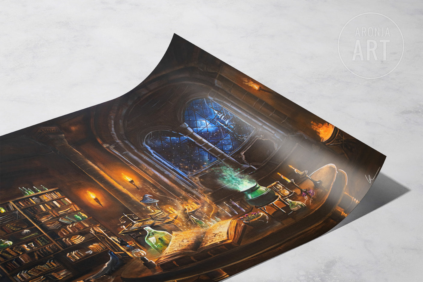 Enchanted Library (Print)