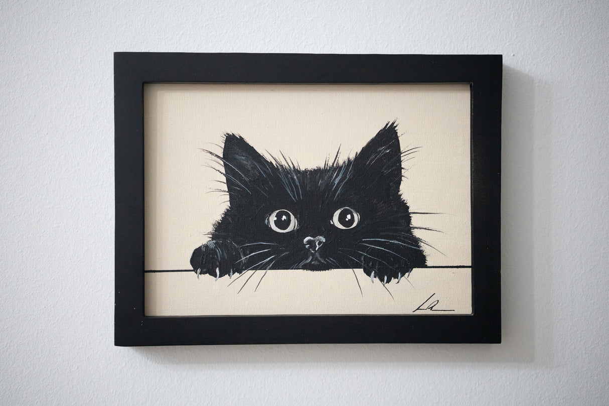 Curiosity - Framed Acrylicpainting