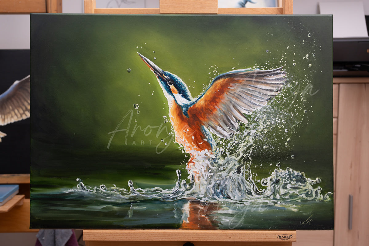 Kingfisher - Original Oil Painting