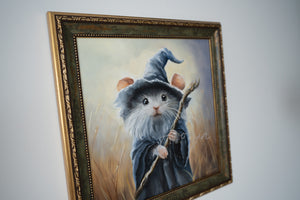 Mousedalf / Framed Oilpainting / 30x30cm / 11x11“