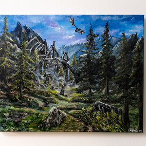 "Bleakfalls Barrow" – Original Oil Painting (2016)