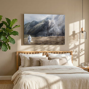 The City Of The Kings - (Print) fantasy art cityscape art print on fine art paper, framed on wall