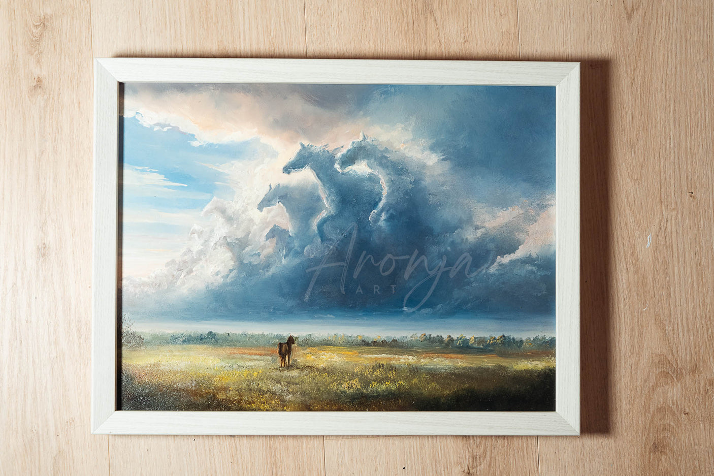 Dreams Of Freedom - Original Framed Oilpainting