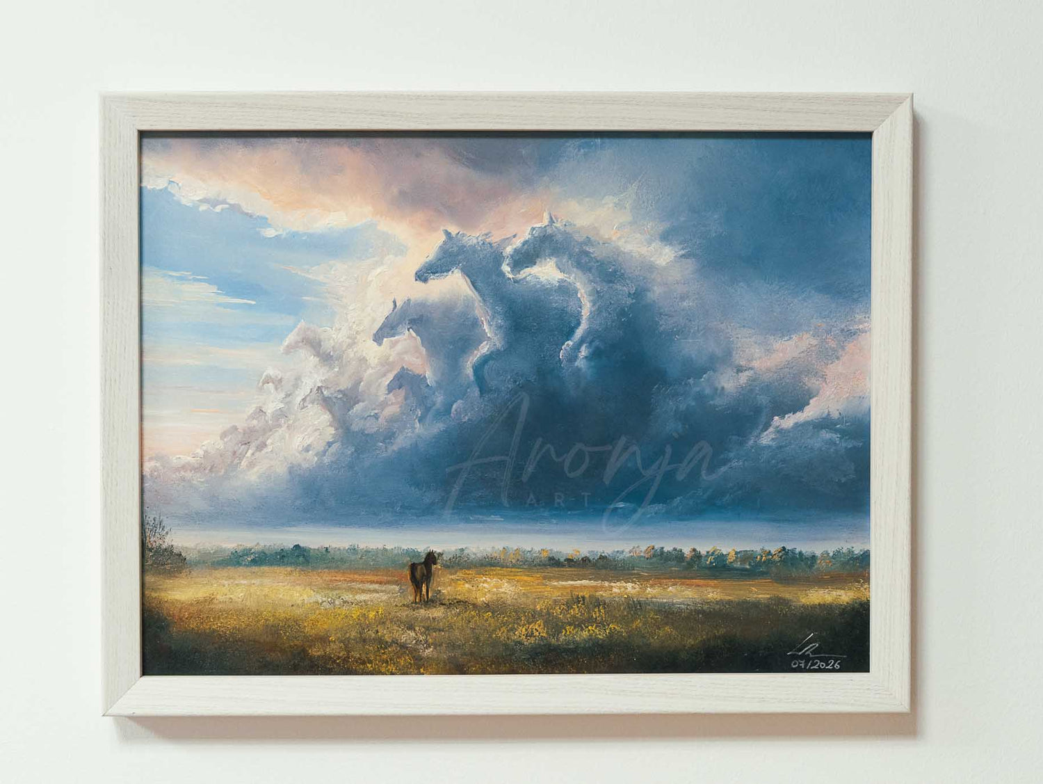 Dreams Of Freedom - Original Framed Oilpainting