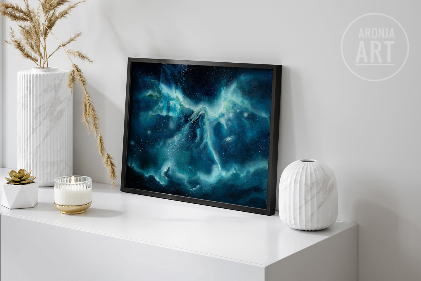 Dragon Nebula Canvas & Art Print | Aronja-Art