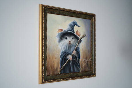 Mousedalf / Framed Oilpainting / 30x30cm / 11x11“