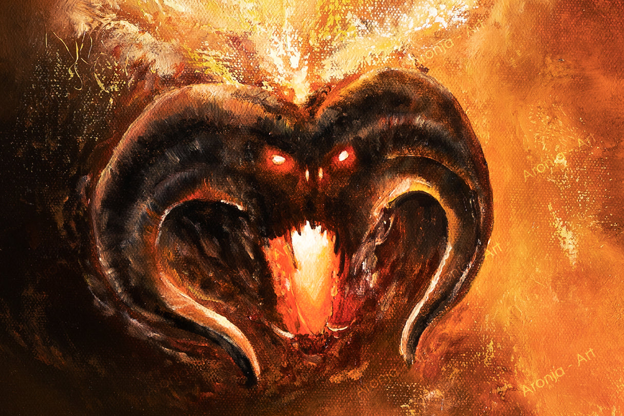 Der Dämon des Feuers - Druck