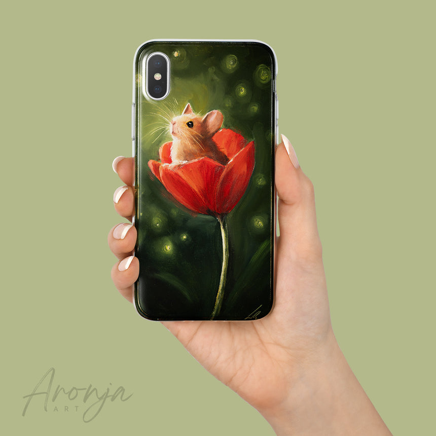 Mouse in a Flower Phone Case