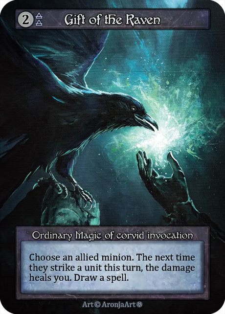 Sorcery TCG Artist Proof "Gift Of The Raven" #2/25