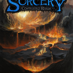 SORCERY Gothic Original Painting "Hellfire" - 60x40cm / Acrylics