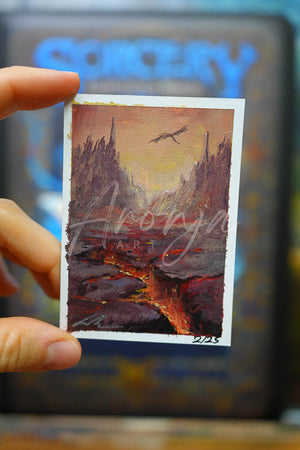 Sorcery TCG Artist Proof "Hellfire" #2/25