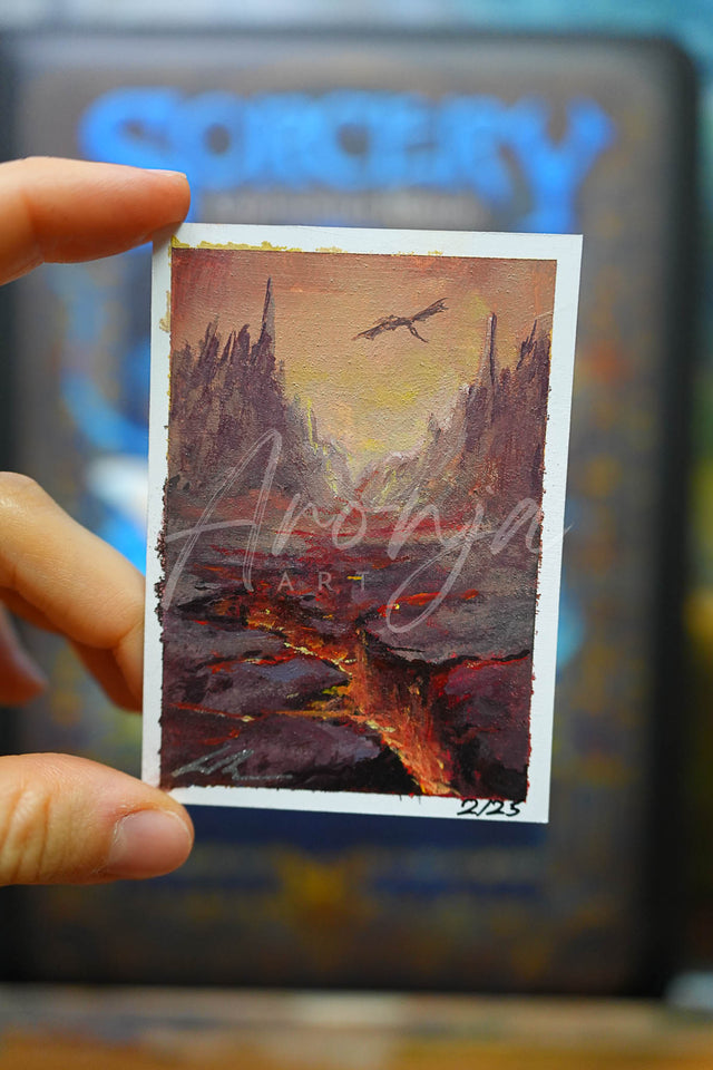 Sorcery TCG Artist Proof "Hellfire" #2/25