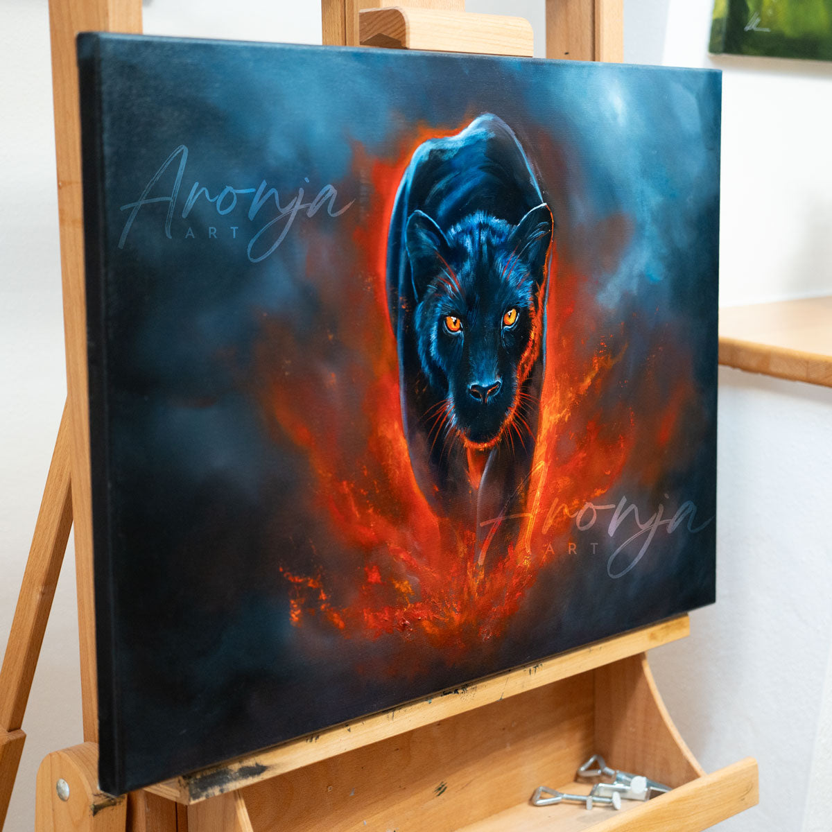 "Shadowfire" – Original Oil Painting