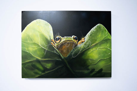 Leaf Me Sittin’ - oil painting (30x40cm)