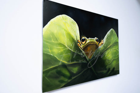 Leaf Me Sittin’ - oil painting (30x40cm)