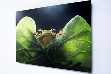 Leaf Me Sittin’ - oil painting (30x40cm)