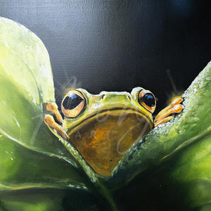Leaf Me Sittin’ - oil painting (30x40cm)