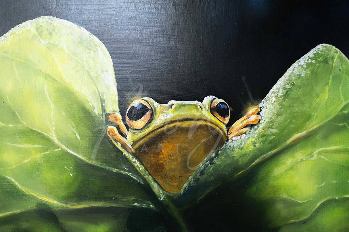Leaf Me Sittin’ - oil painting (30x40cm)