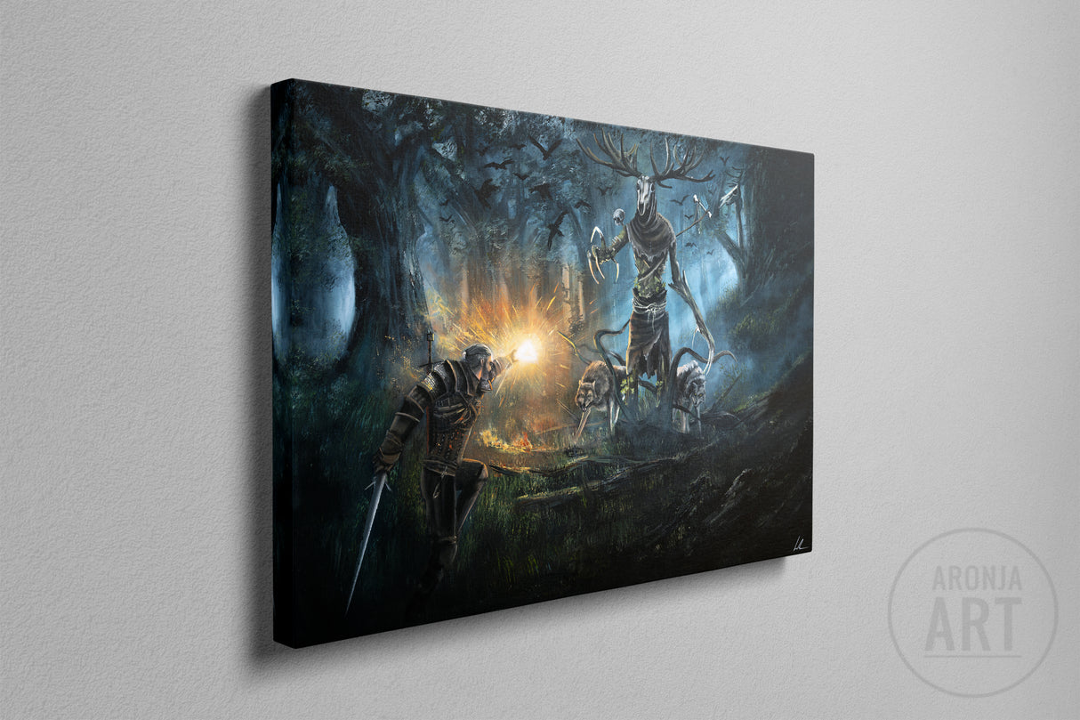 Geralt & the Leshen (Print)