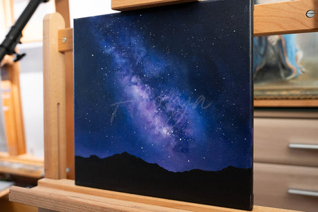 Milkyway - Acrylic on canvas (30x30cm)